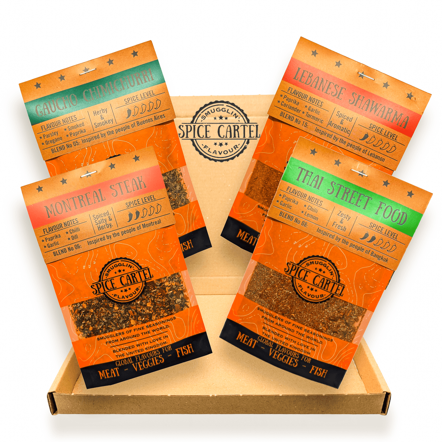 BBQ Bangers Gift Box | BBQ Rubs From Around The World