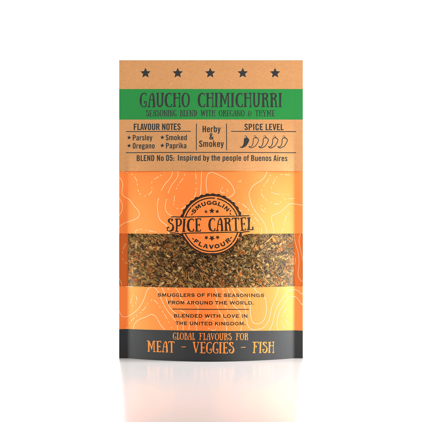 Spice Cartel's Gaucho Chimichurri 35g Resealable Pouch