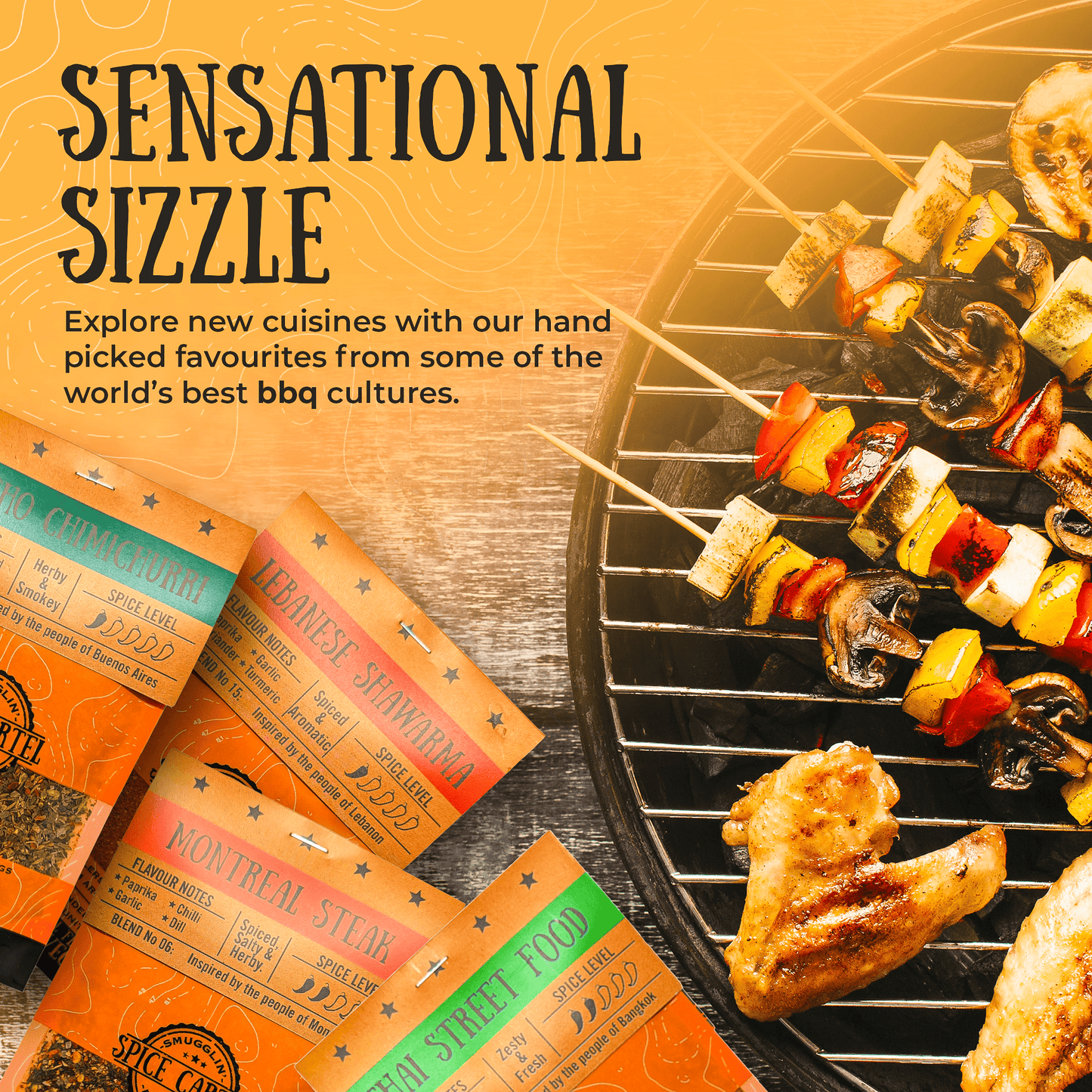 Spice Cartel's Lebanese Shawarma 35g Resealable Pouch