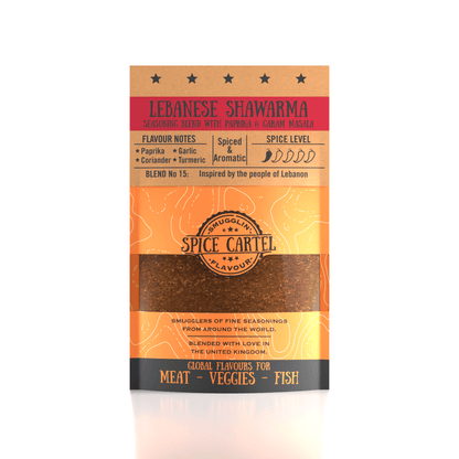Spice Cartel's Lebanese Shawarma 35g Resealable Pouch