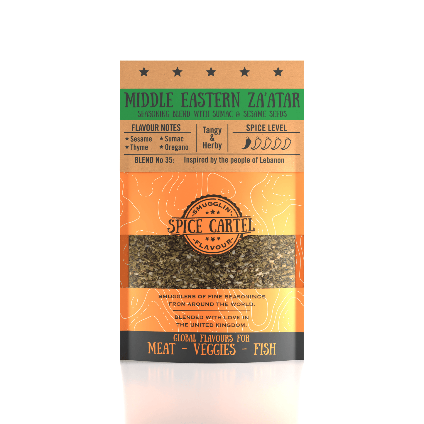 Spice Cartel's Middle Eastern Zaatar 35g Resealable Pouch